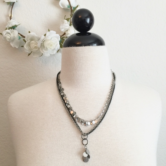 Simply Vera Vera Wang Triple Chain Necklace - Picture 2 of 4